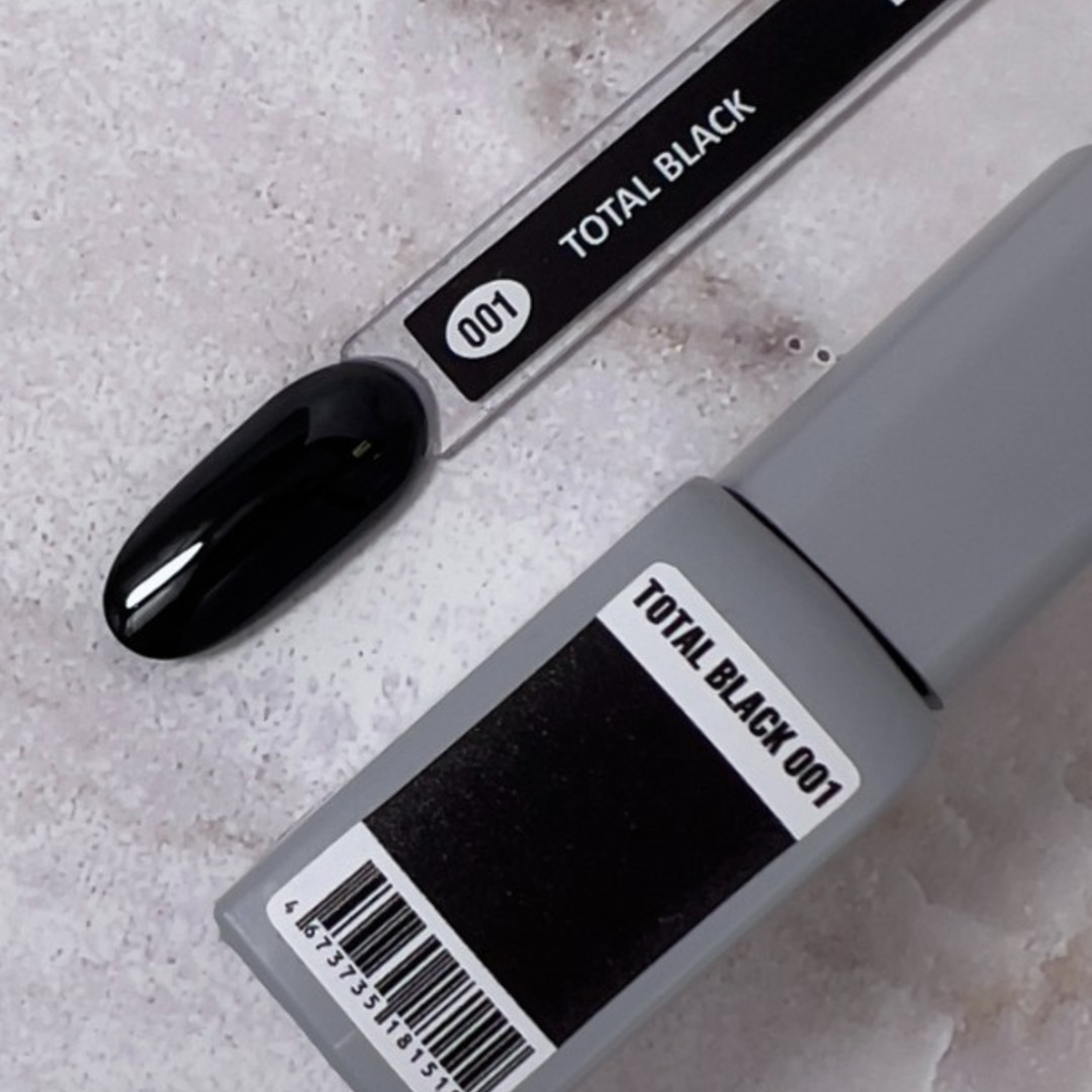 Gel polish TOTAL BLACK 001 8ml