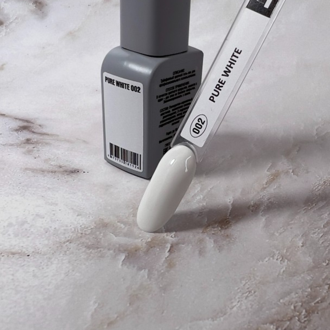 Gel polish PURE WHITE 002 8ml