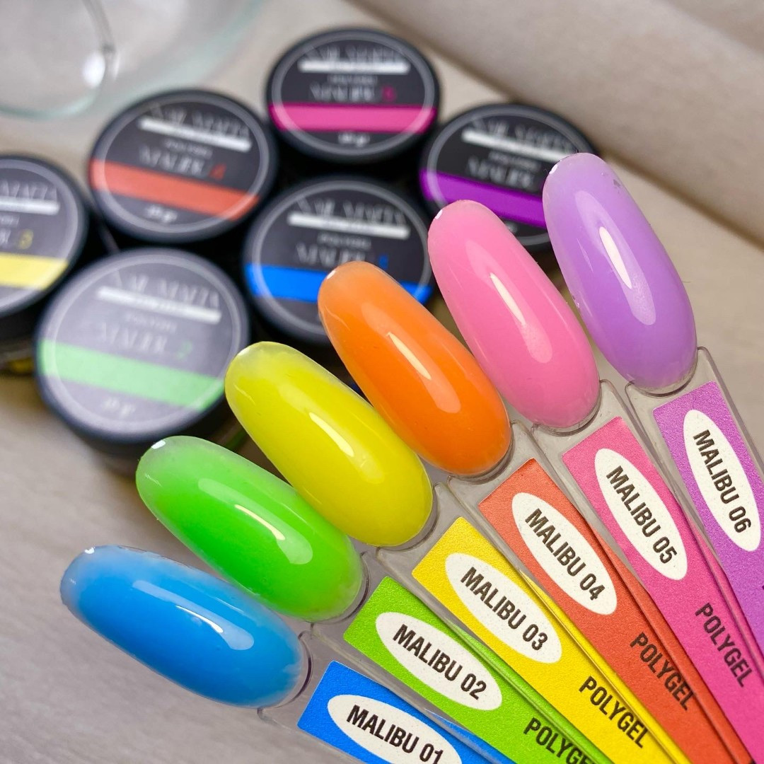 poligel MALIBU 02 15gr зеленый