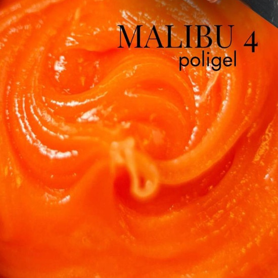 poligel MALIBU 04 15gr оранжевый